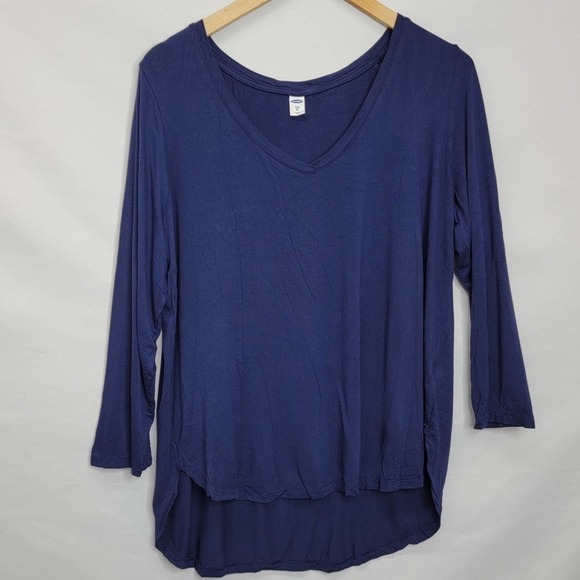 OLD Navy quarter length sleeve High low cut - Picture 5 of 9